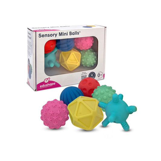 Mini pelotas sensoriales x6