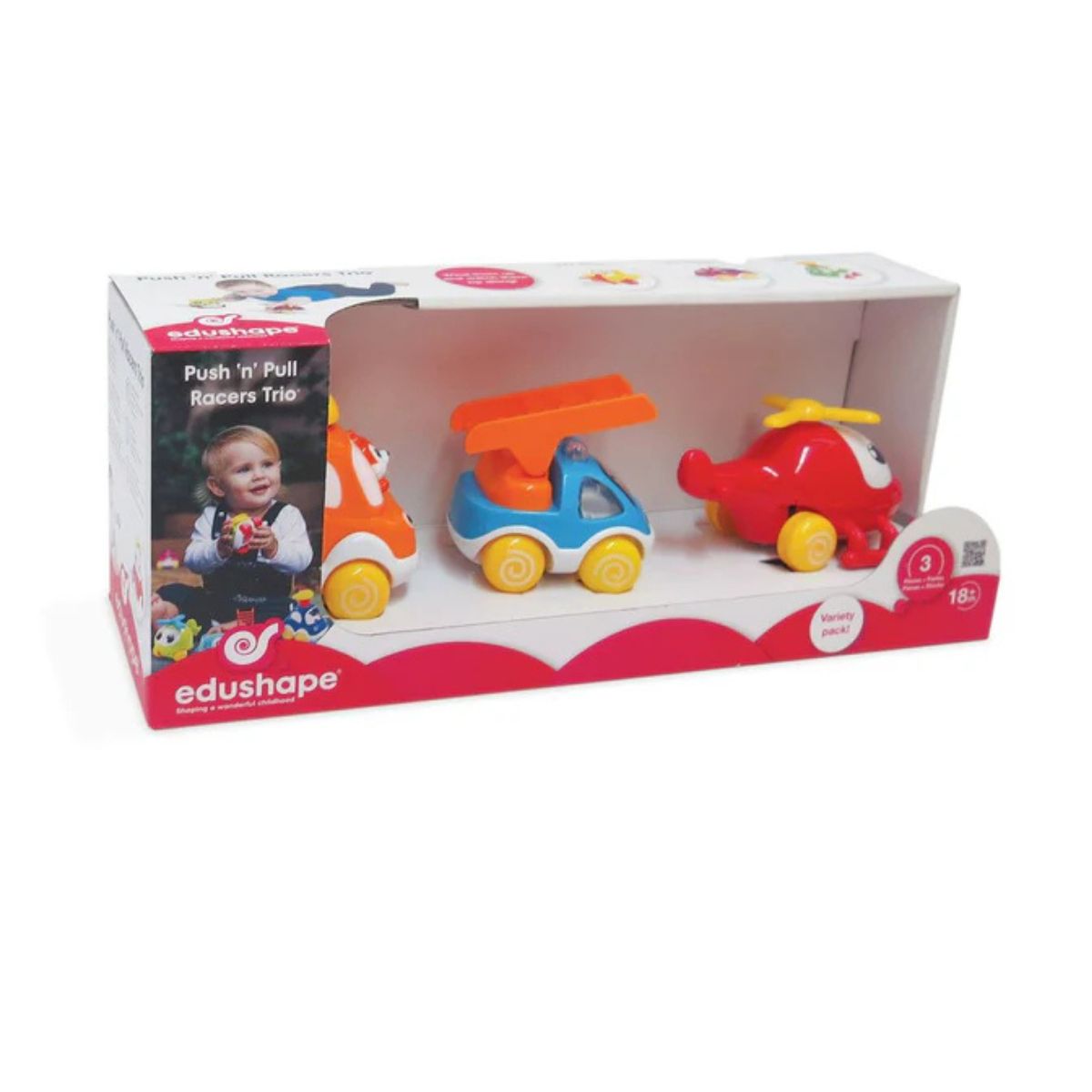 Juguete Push & Pull Racers Trio