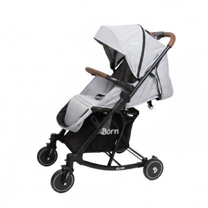 Coche Flyp Stroller │Grey Born