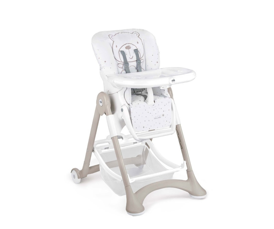 Silla De Comer Campione Osito Blanco Cam