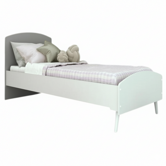 Cama individual | Gris Multimóveis