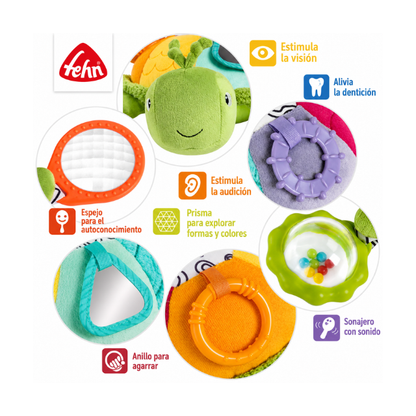 Tortuga Marina Con Actividades - Baby Fehn