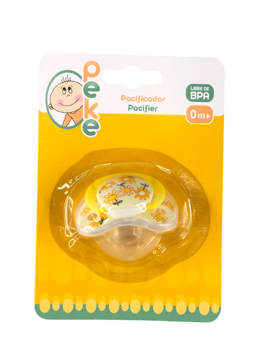 Pacificador de silicón con tapa