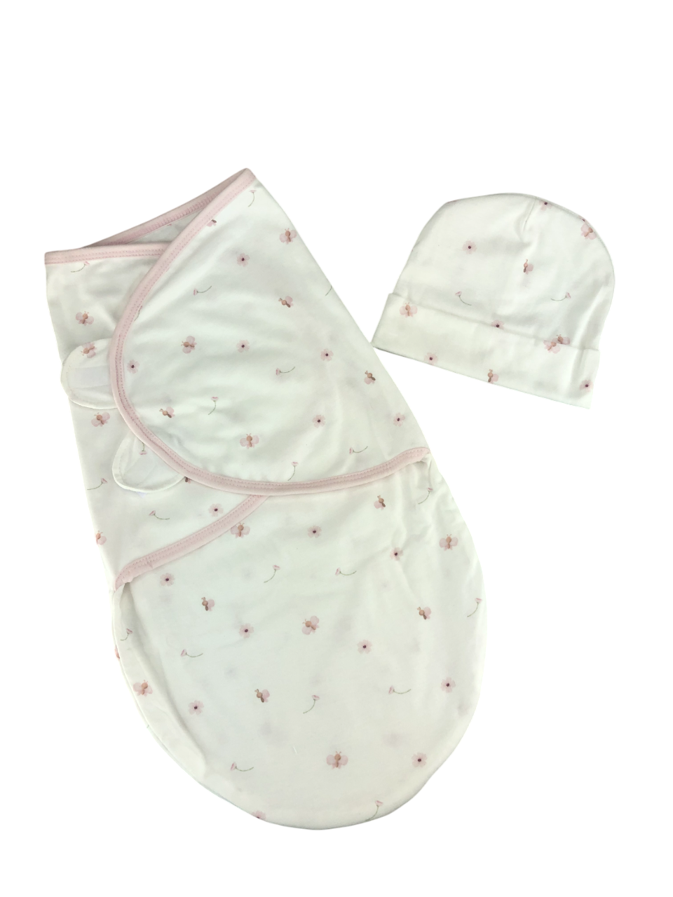 Cobija para envolver al bebé, incluye gorro