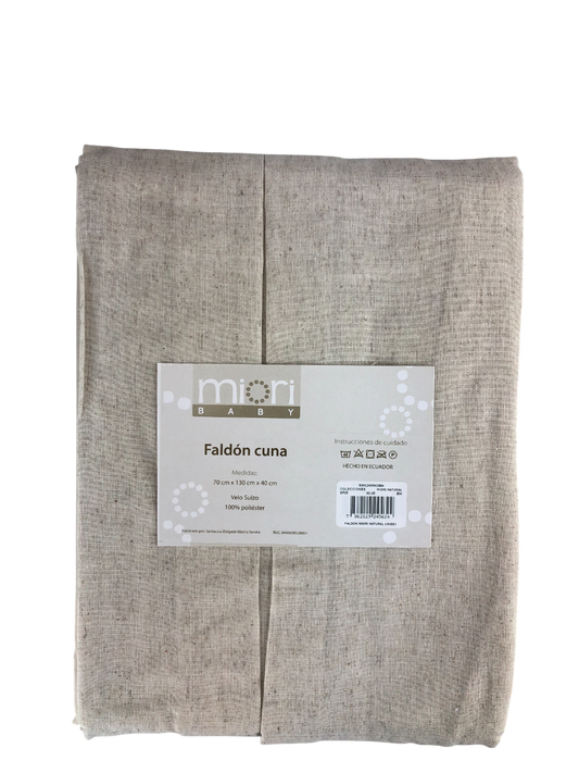 Faldón cuna unisex