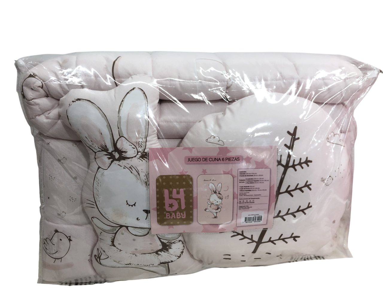 Juego de cuna 6 piezas coneja