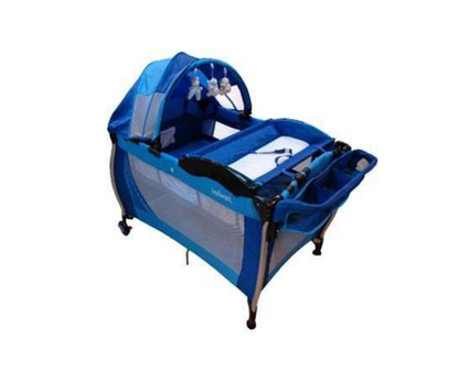 Corral Cuna Con Cambiador Y Canopy  Infanti