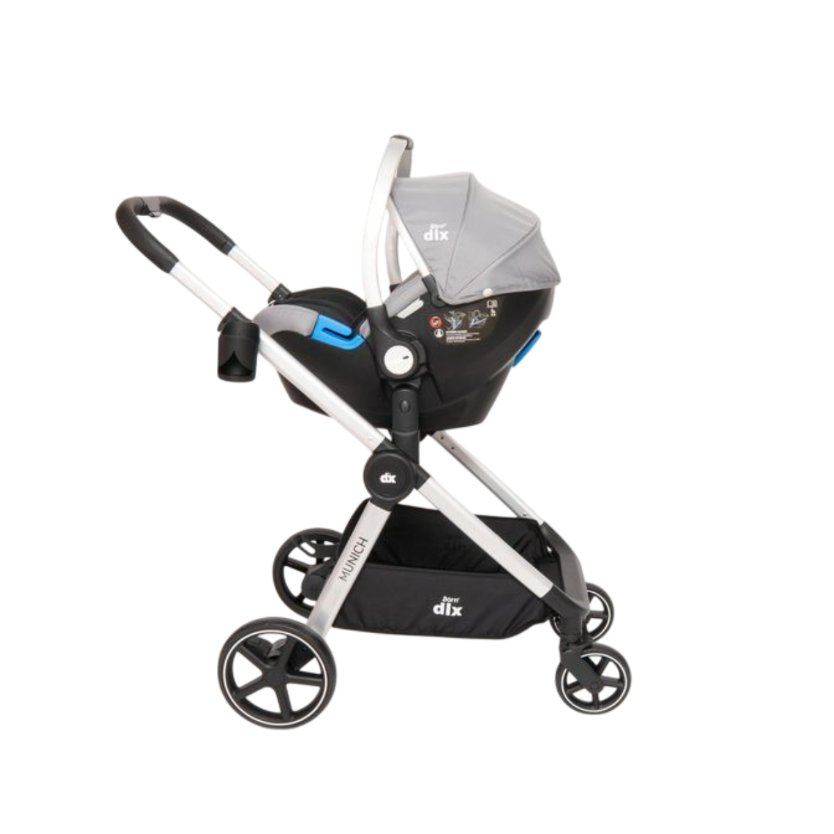 Coche 4 En 1 Munich | Gris Born