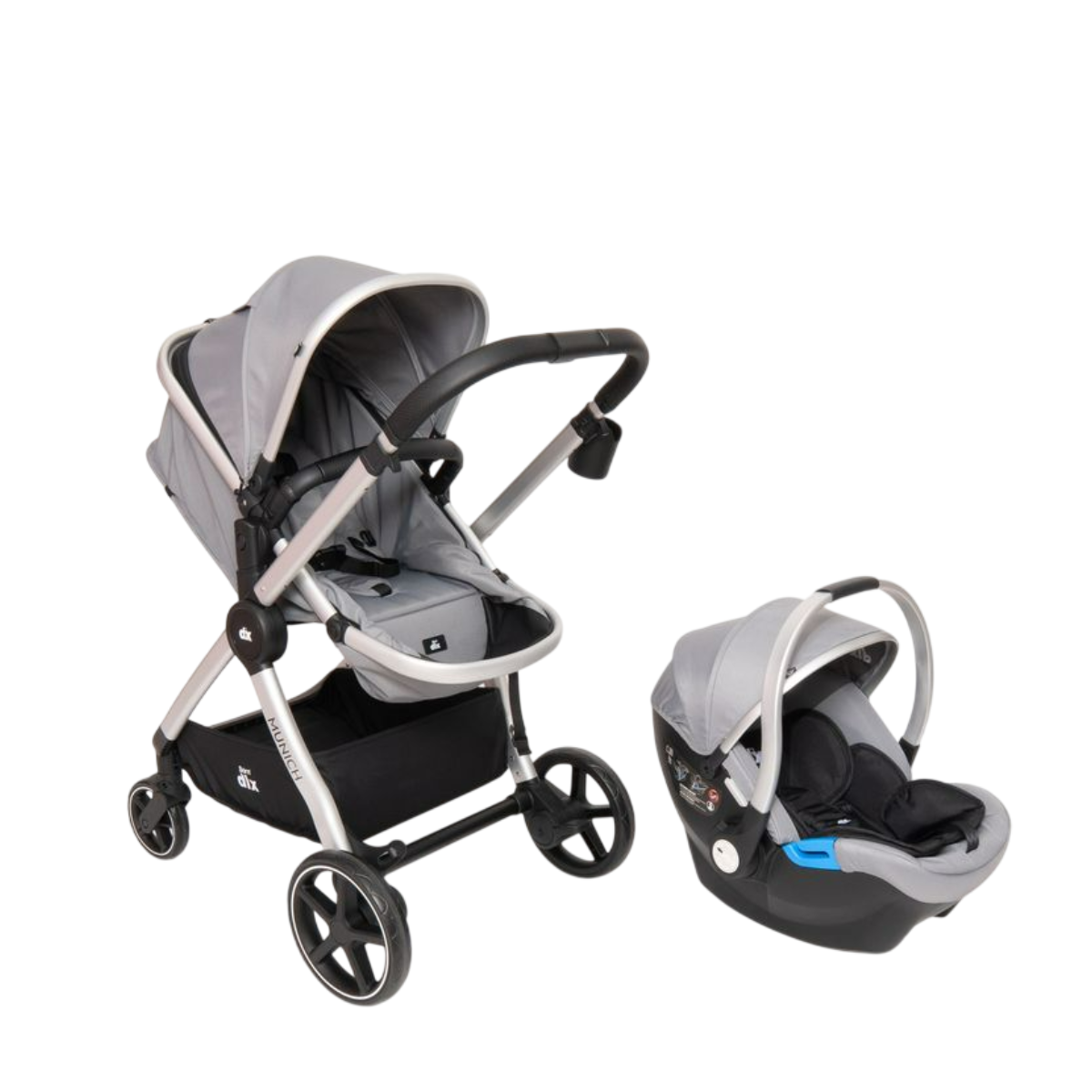 Coche 4 En 1 Munich | Gris Born
