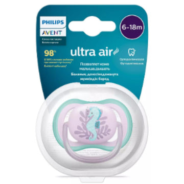 Pacificador ultra air 1pc 6a18m niña