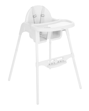 Silla de comer Jammy 2 en 1 Blanca Kikkaboo