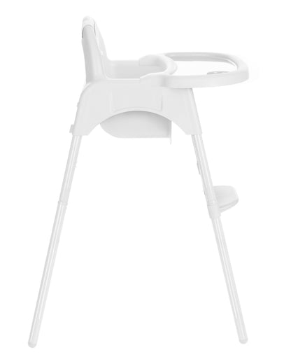 Silla de comer Jammy 2 en 1 Blanca Kikkaboo