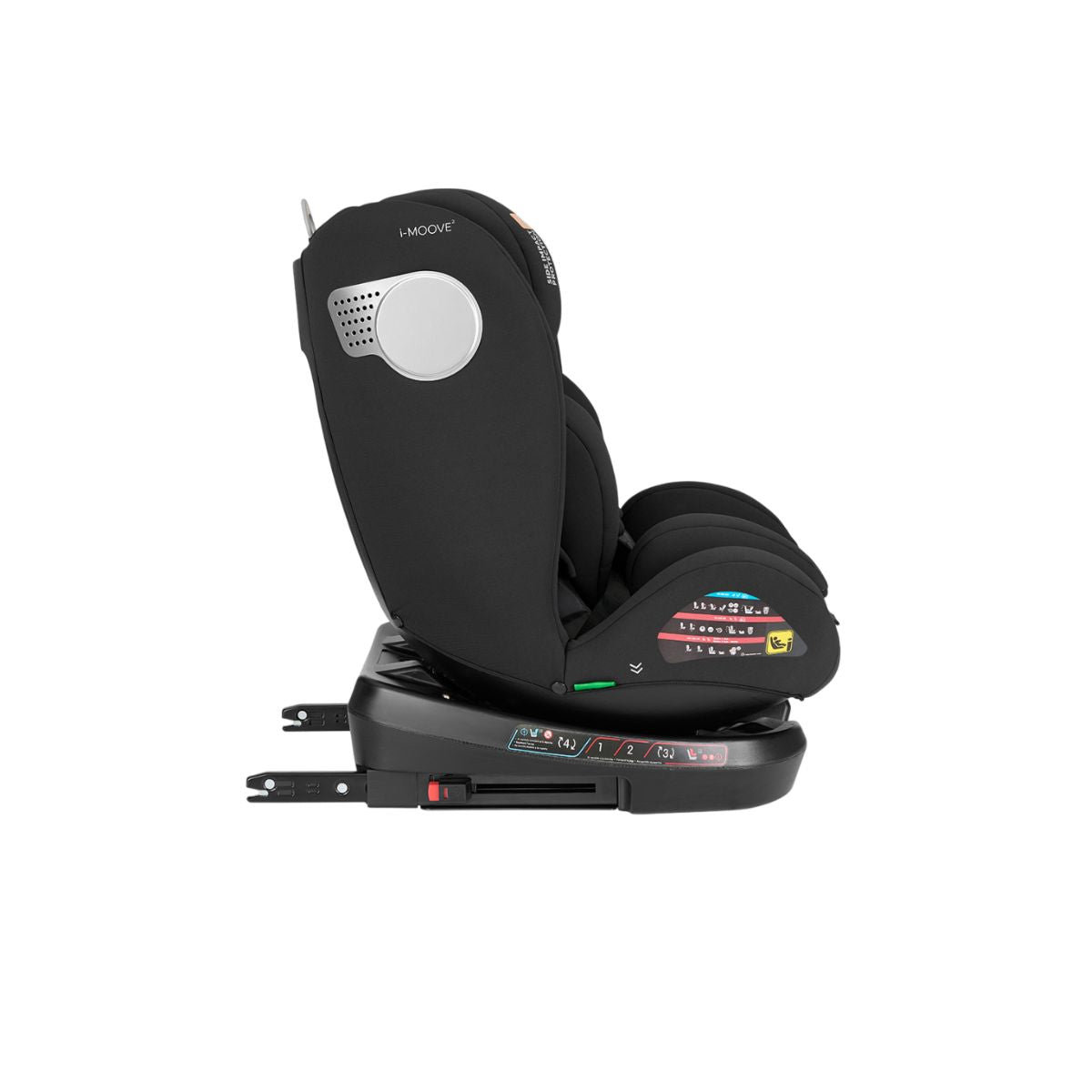 Car Seat 40-150 Sm I-Moove 2 I-Size | Black Kikkaboo
