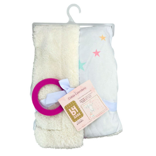 Cobija Calendario Diseño | Nubes y Estrellas B4 Baby