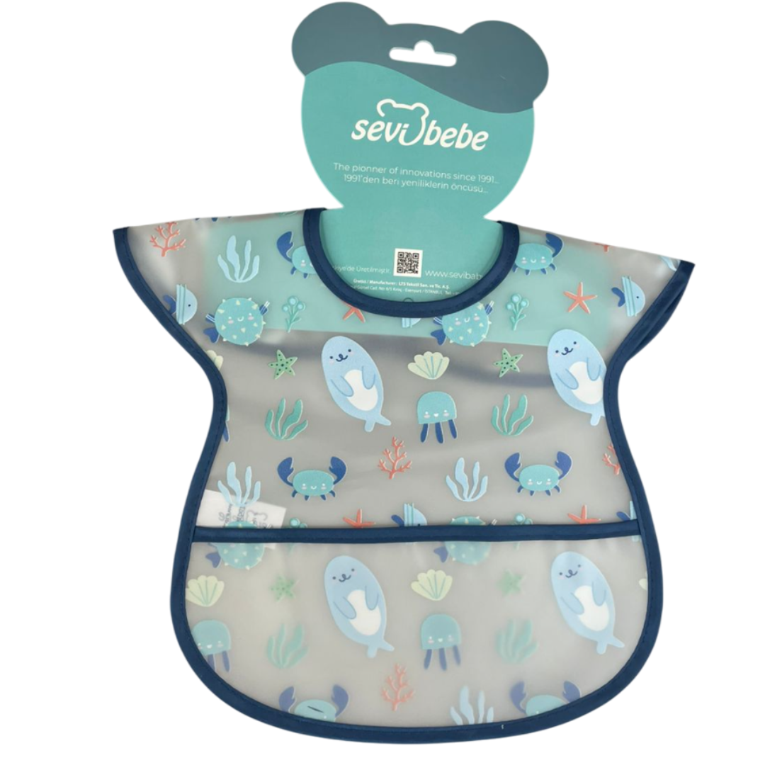 Babero de plástico diseño para niño
