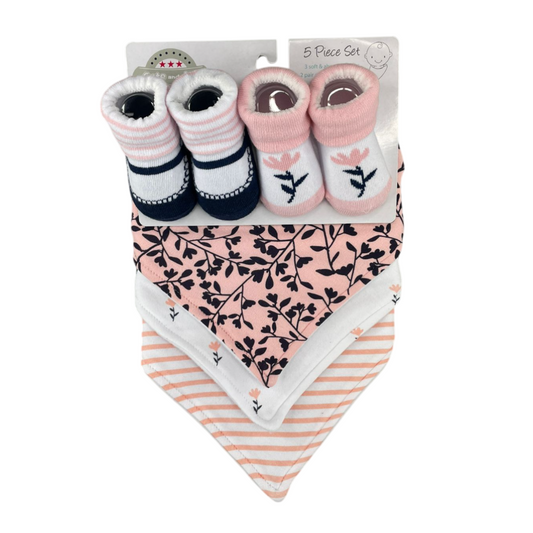 Set de cinco piezas bandanas y medias