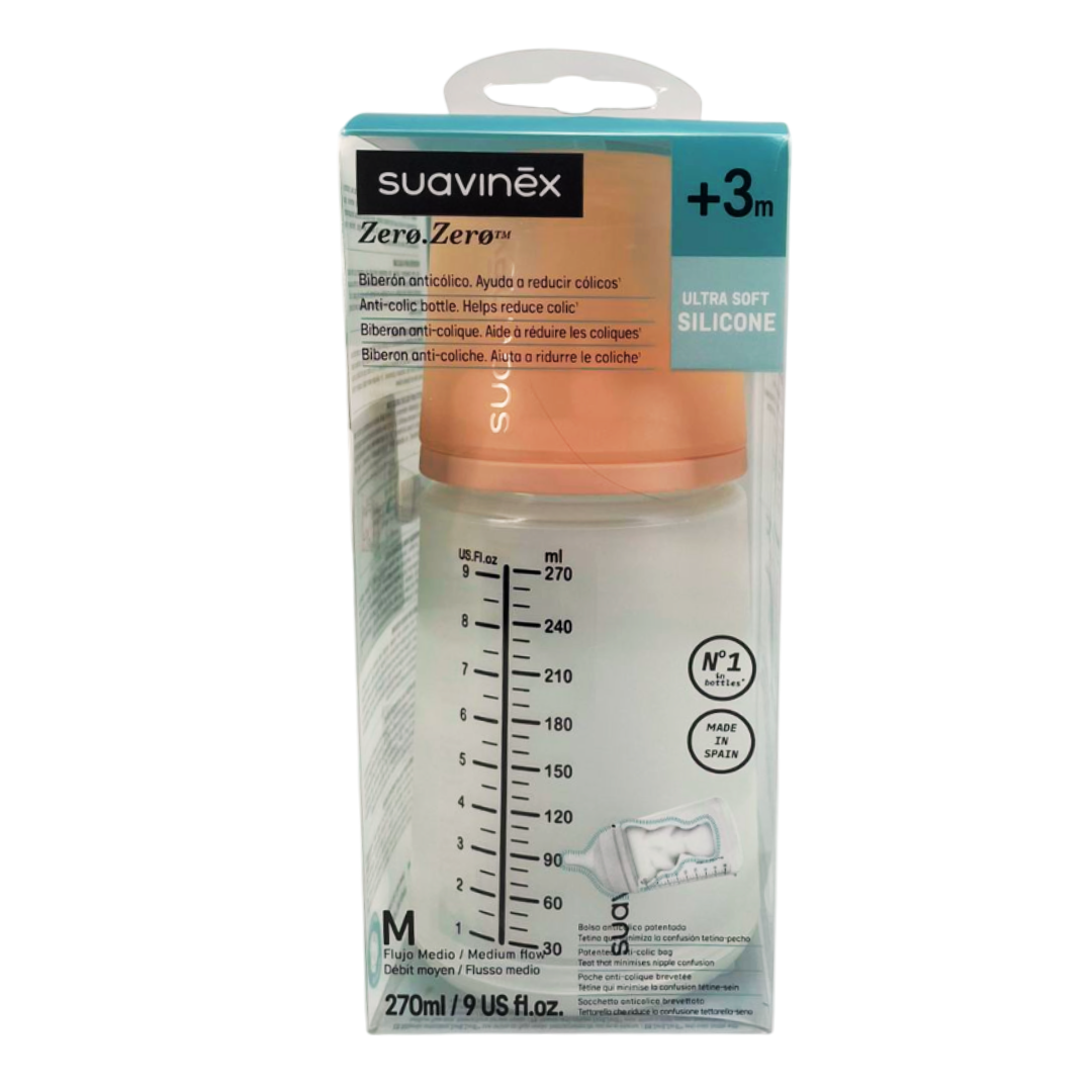Biberón Suavinex modelo ZERØ.ZERØ