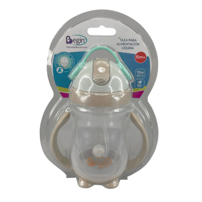 Vaso entrenador con sorbete 10 onzas