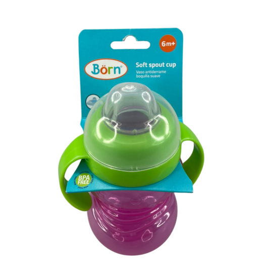 Vaso con agarraderas y boquilla suave