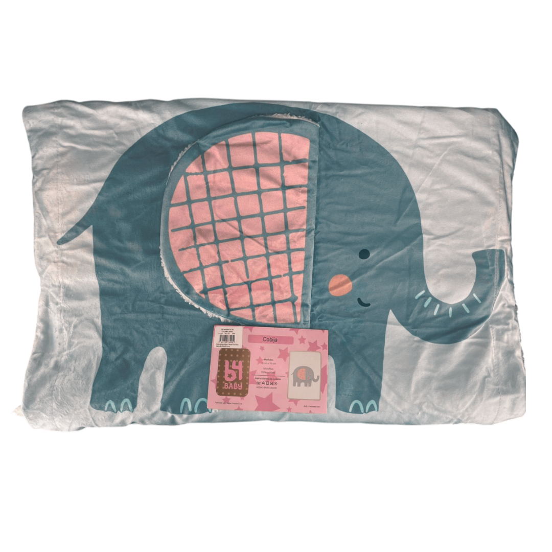 Cobija De Elefante Para Niña | B4 Baby