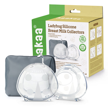 HAAKAA COLECTOR DE LECHE MATERNA PARA PECHO (75ML) 2PZ