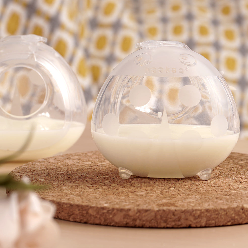 HAAKAA COLECTOR DE LECHE MATERNA PARA PECHO (75ML) 2PZ