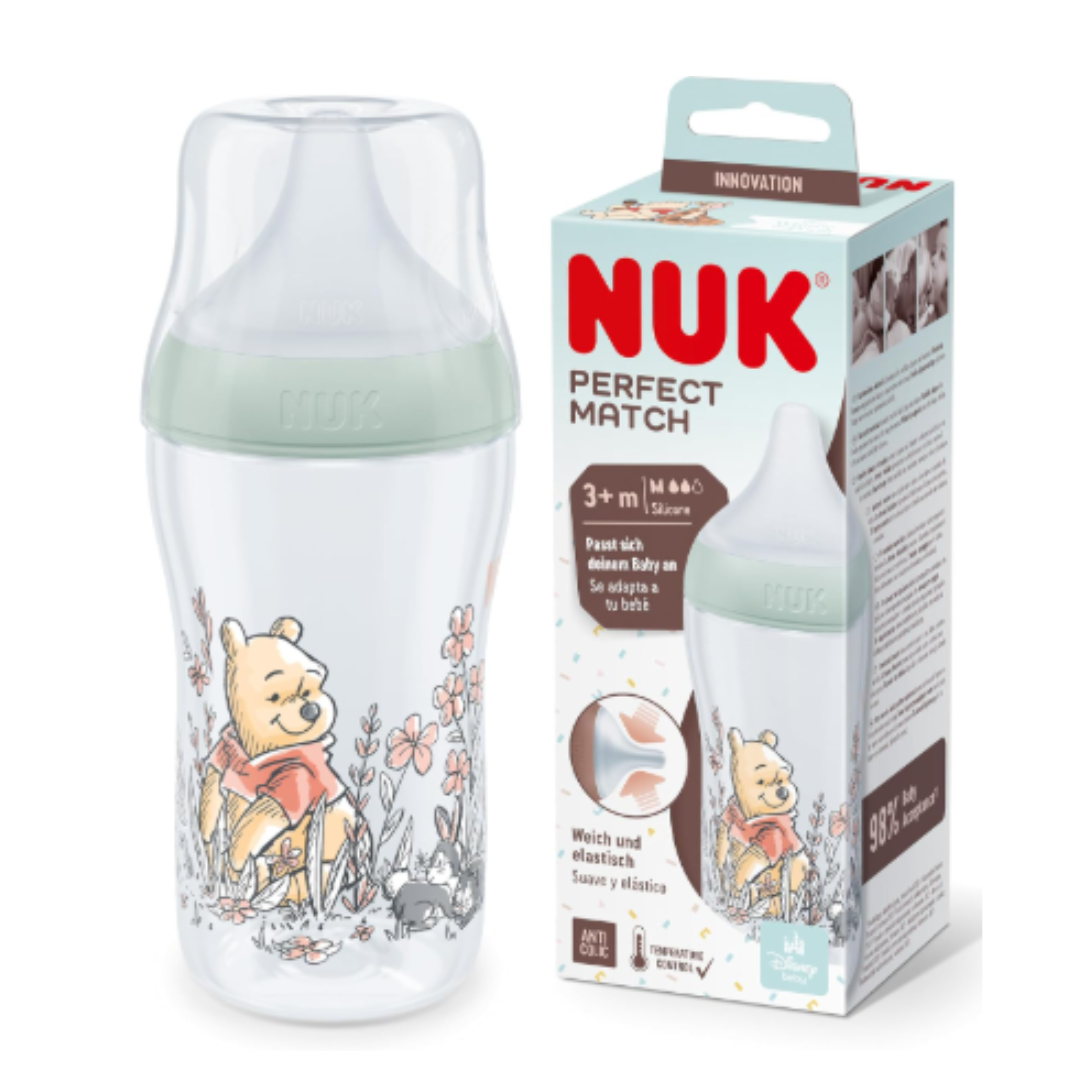 Biberón Nuk Perfect Match 9 Onzas | Winnie The Pooh