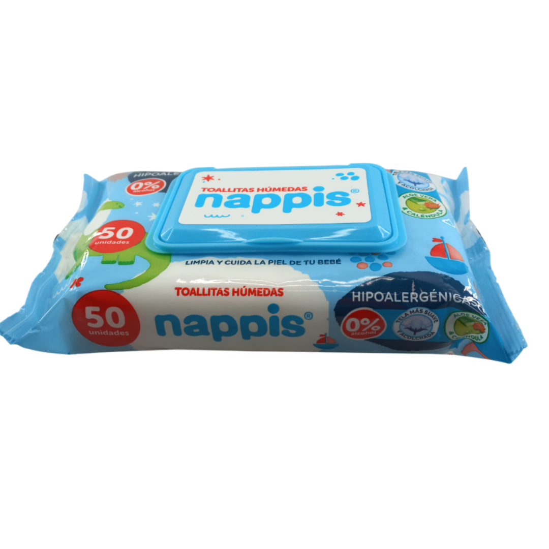 Nappis toallitas húmedas 50 unidades