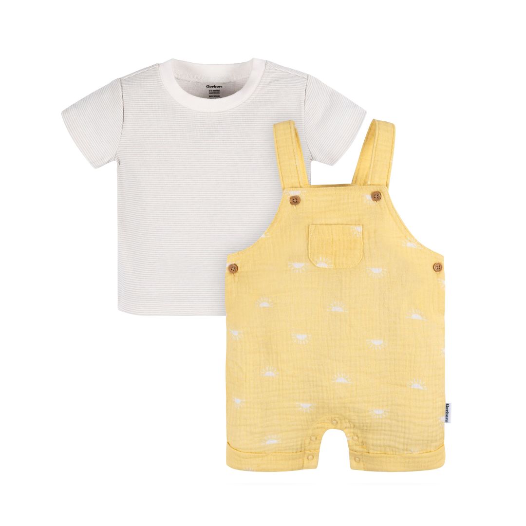 Overol y camiseta niño