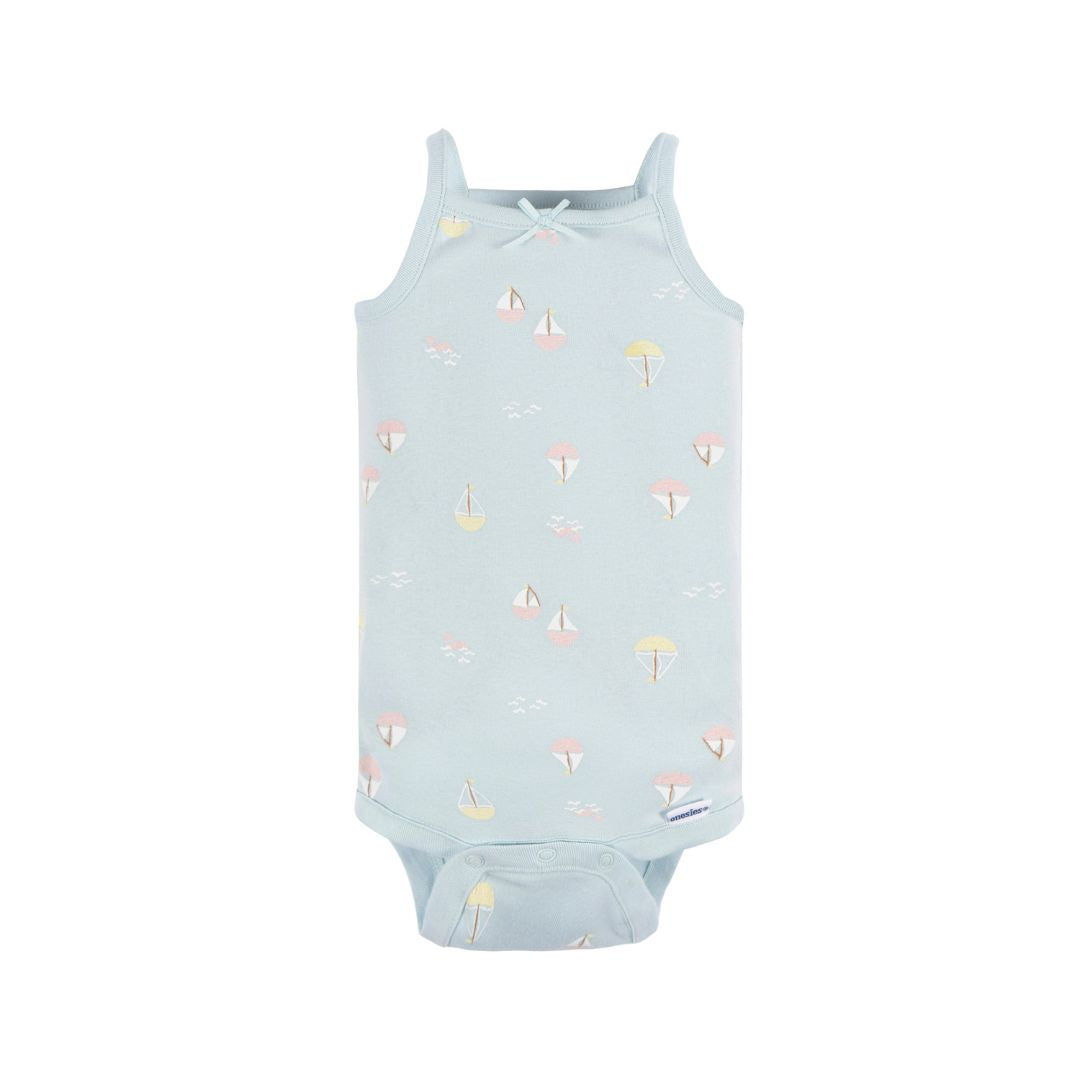 Paquete de 4 bodys Onesies® nena sin mangas