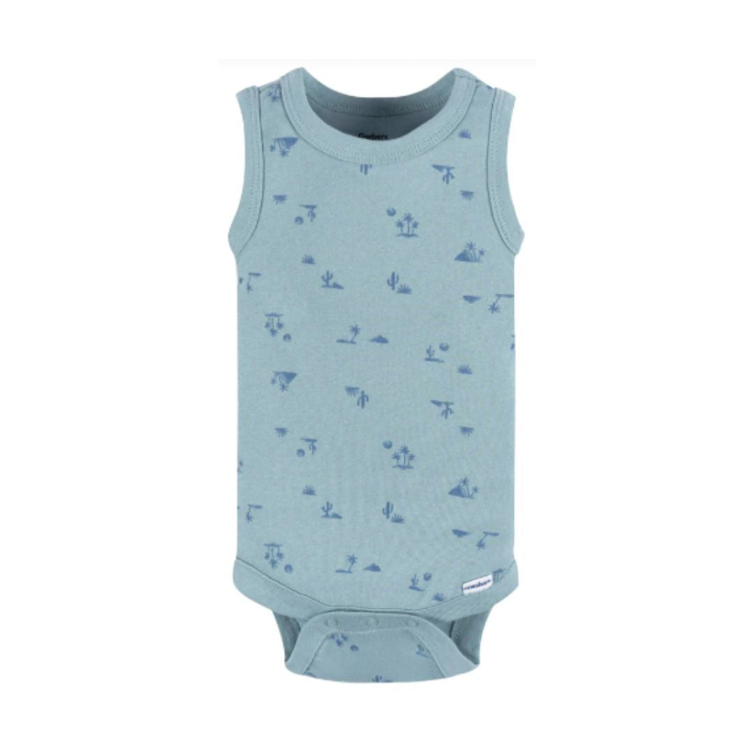 Paquete de 4 bodys Onesies® sin mangas