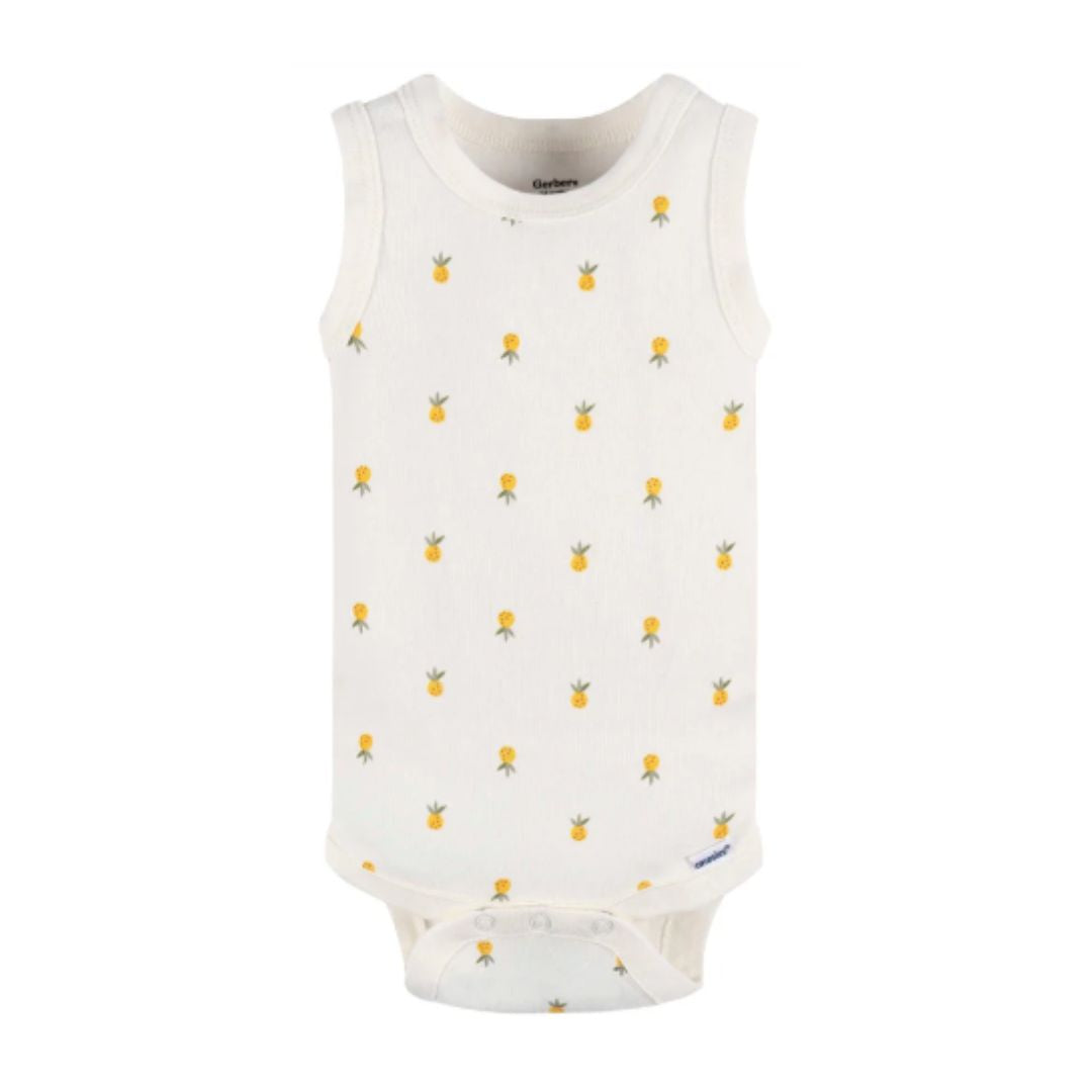 Paquete de 4 bodys Onesies® sin mangas