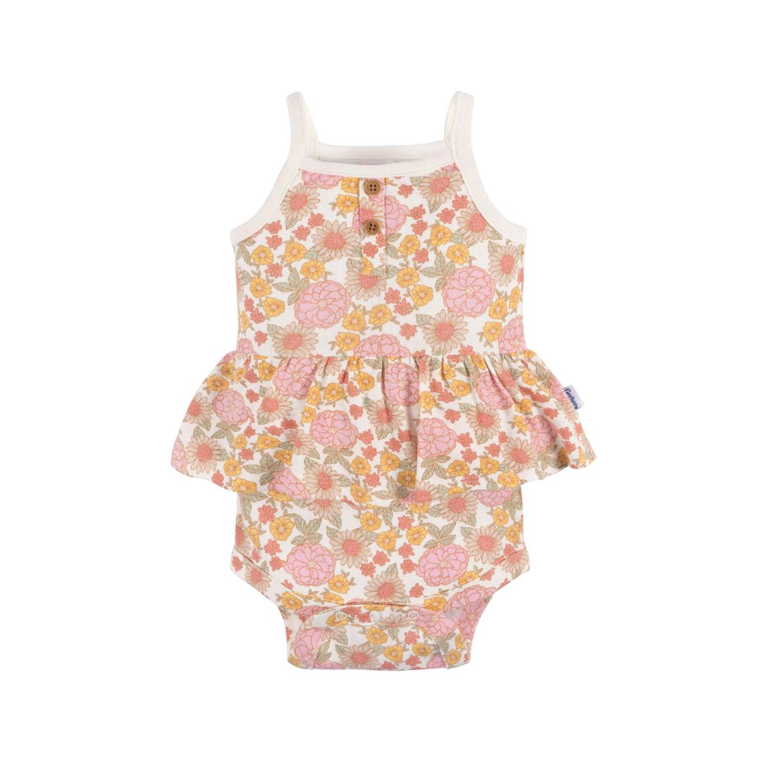 Paquete de 4 bodys Onesies® nena sin mangas