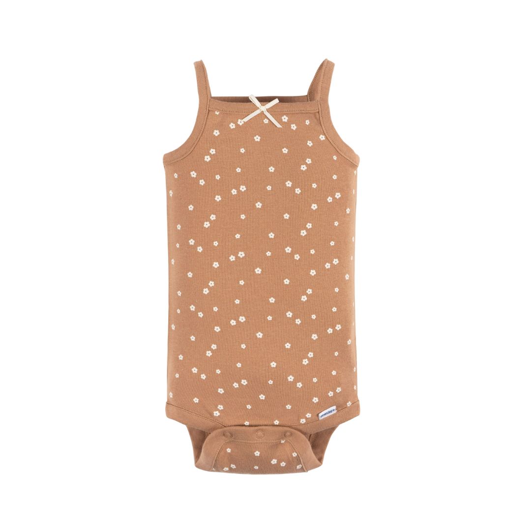 Paquete de 4 bodys Onesies® nena sin mangas