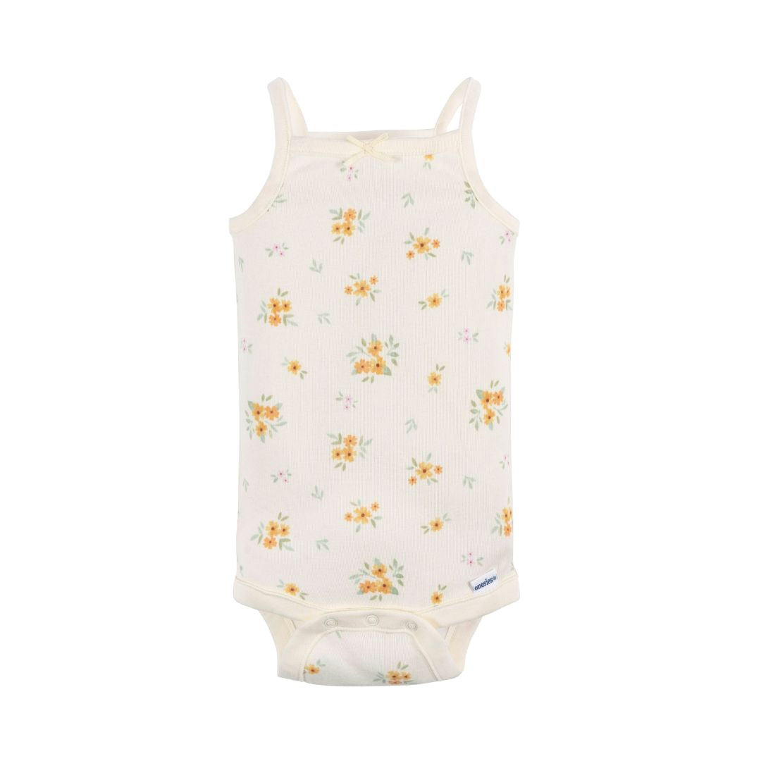 Paquete de 4 bodys Onesies® nena sin mangas