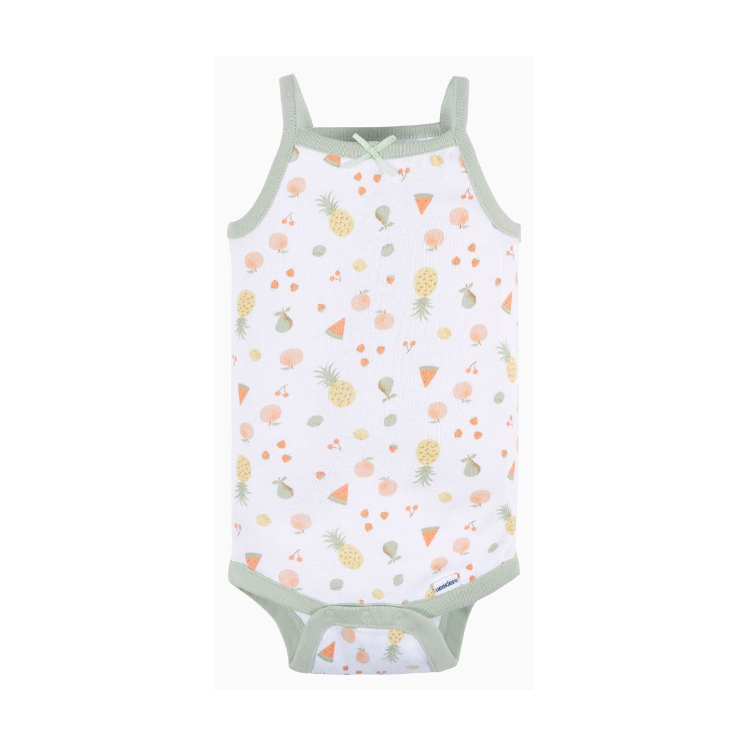 Paquete de 4 bodys Onesies® nena sin mangas