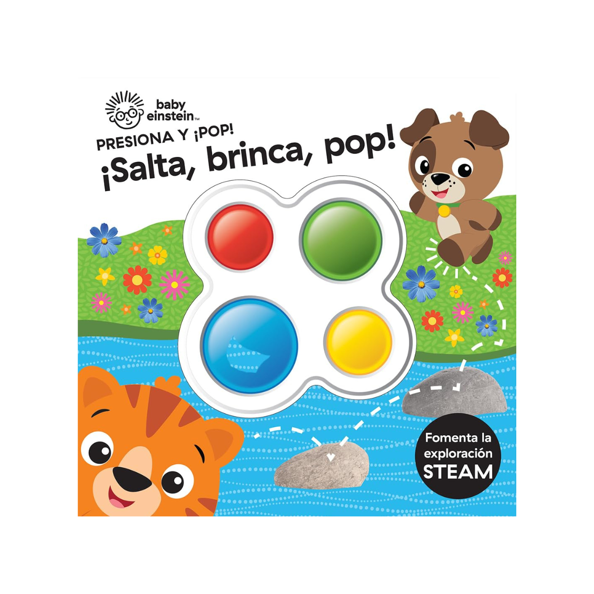 Libro Presiona y Salta Baby Einstein