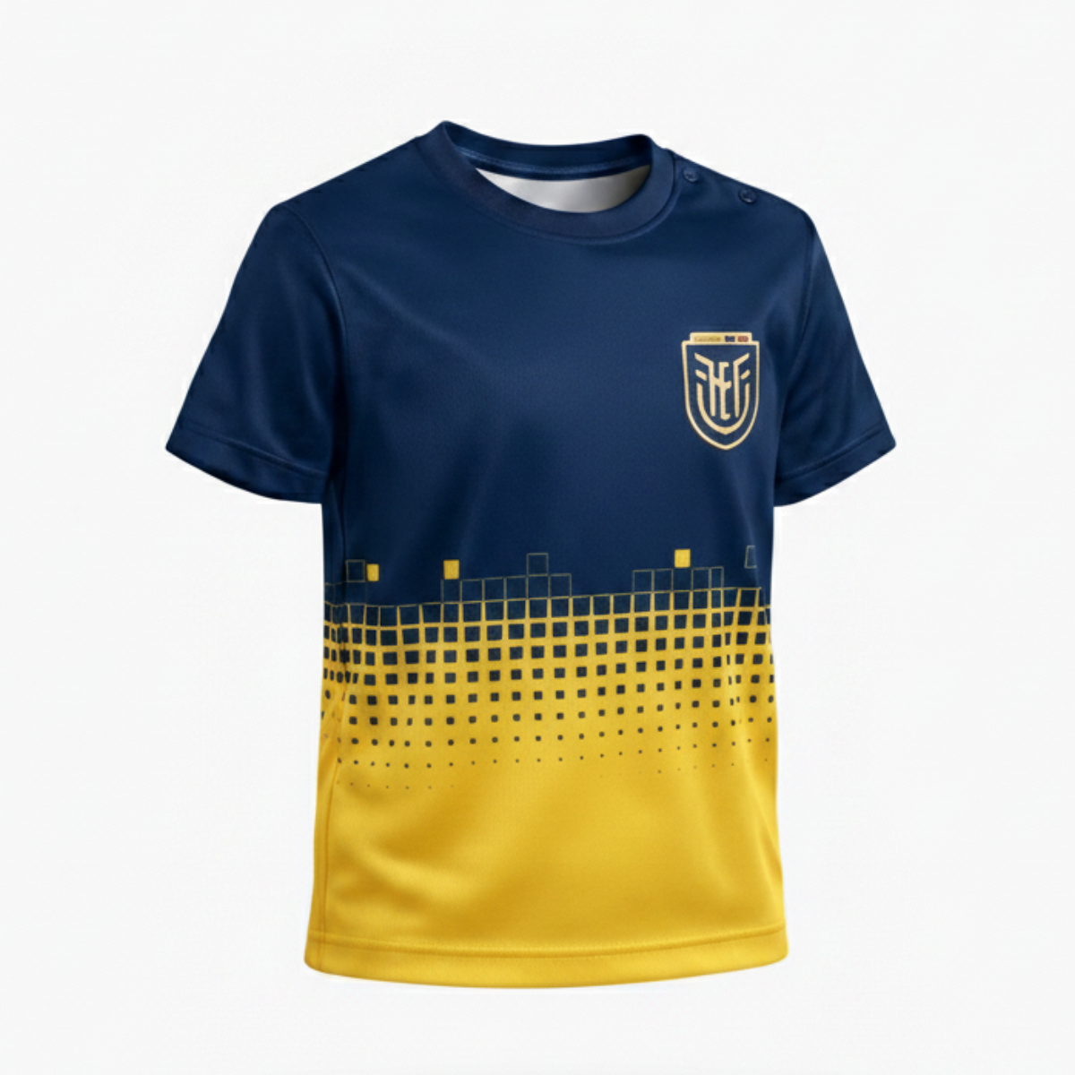 Camiseta Ecuador azul y amarilla