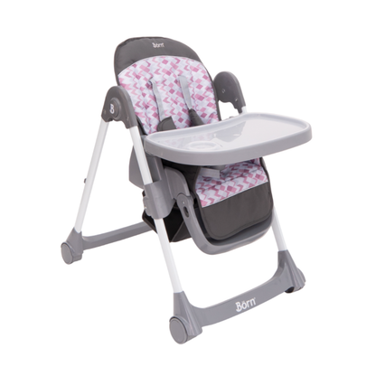 Kora Silla De Comer | Pink Print Born