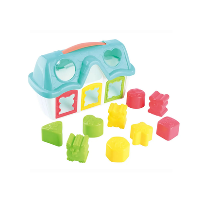 Casa Con Actividades Y Cubos 10 Pcs 12m