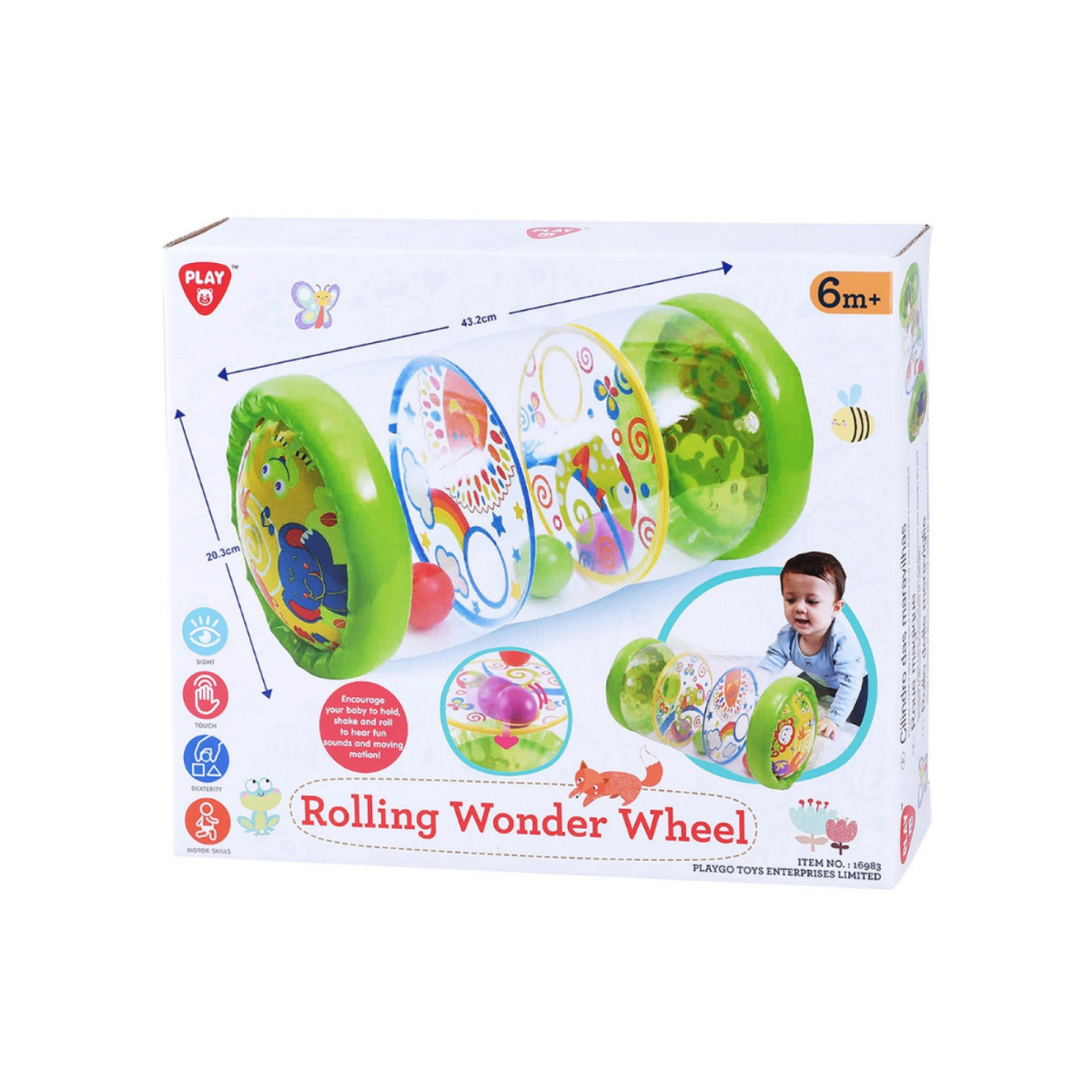 Rodillo Estimulacion Rolling Wonder 6m