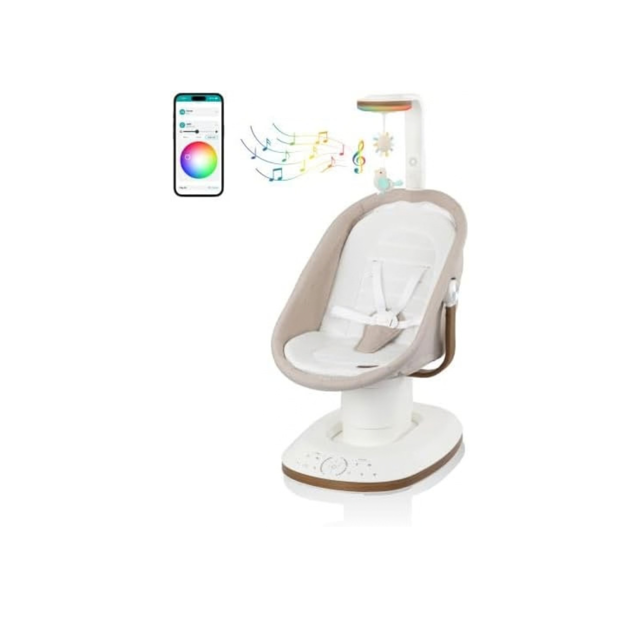 Mecedora Elara 2-IN-1 Smart Motion Swing & Soothin