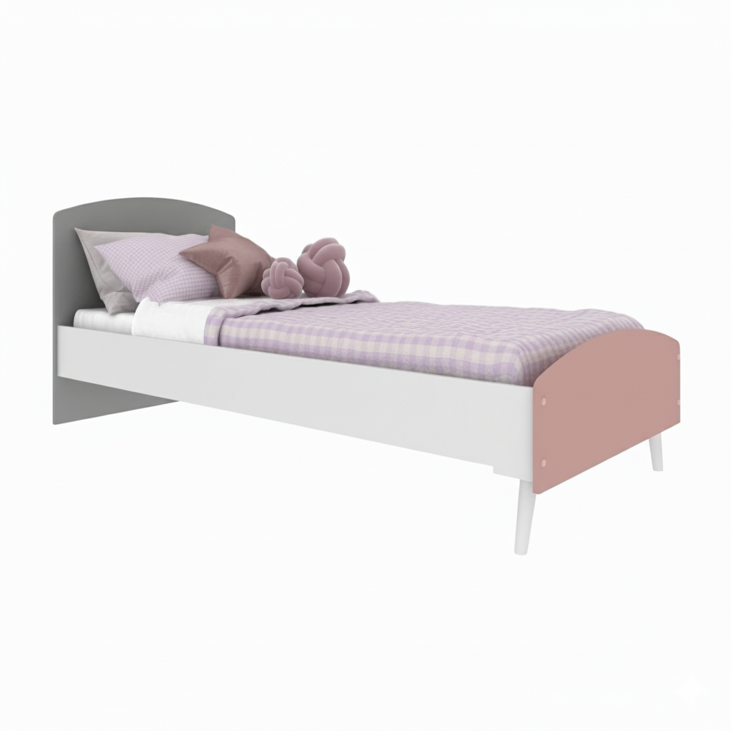 Cama individual | Rosado Multimóveis