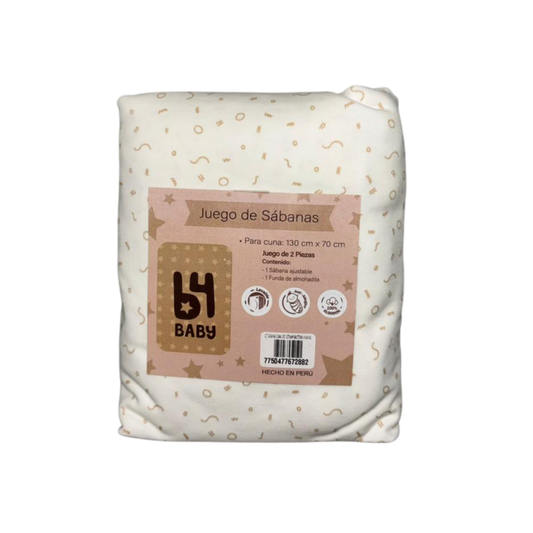 Sabana 2 piezas para cuna