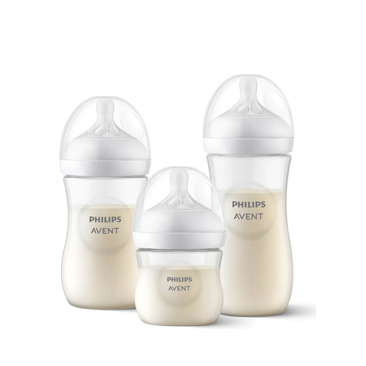 Set De Tres Biberones Natural Response | Transparente Avent