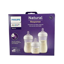 Set De Tres Biberones Natural Response | Transparente Avent