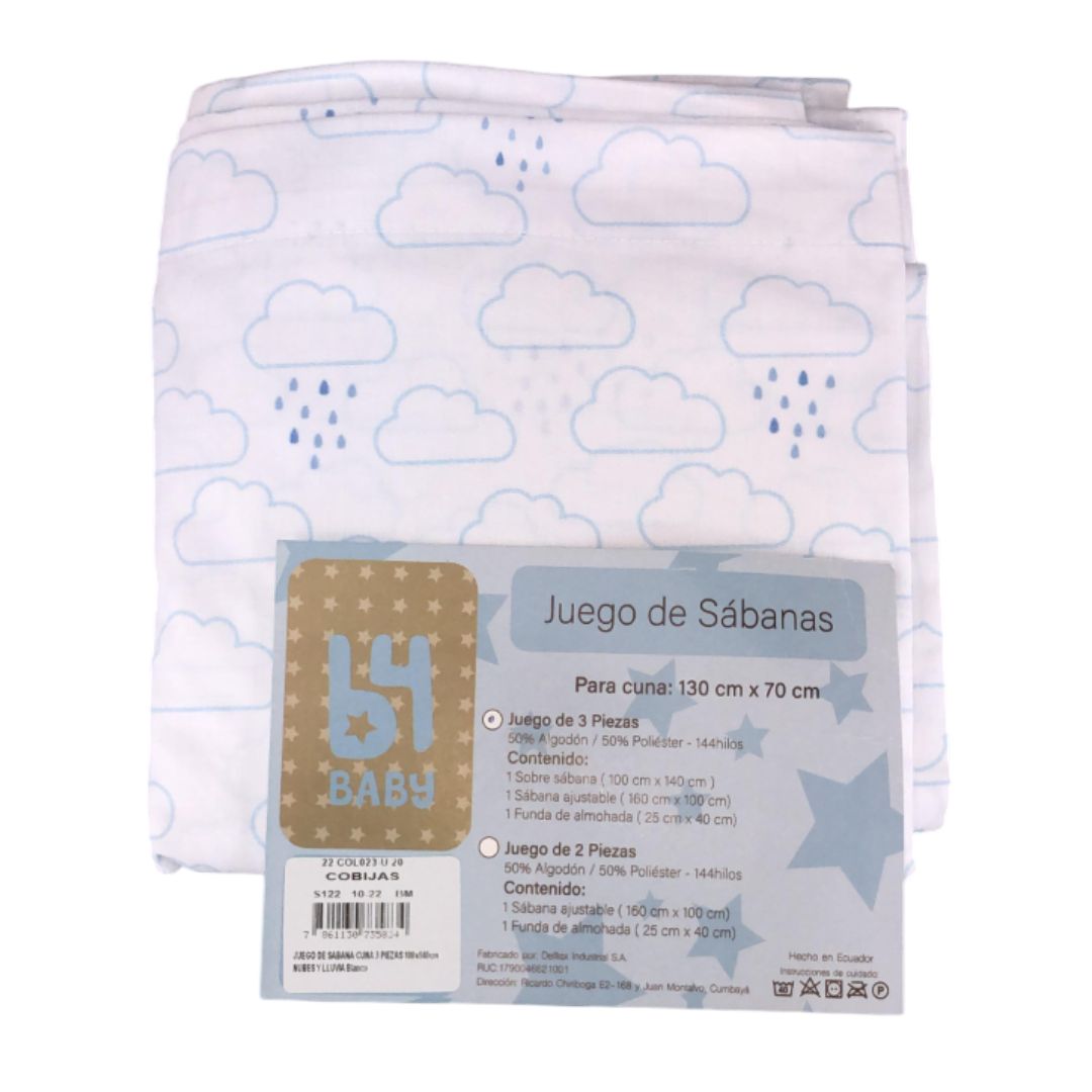 Juego de sabana 3 piezas 100x140