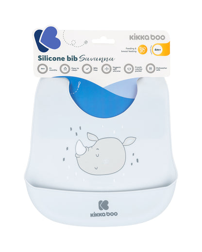 Babero Silicon Savanna Kikkaboo