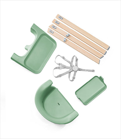 Silla de comer Clikk Verde Stokke
