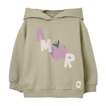 Sudadera infantil de niña con estampado